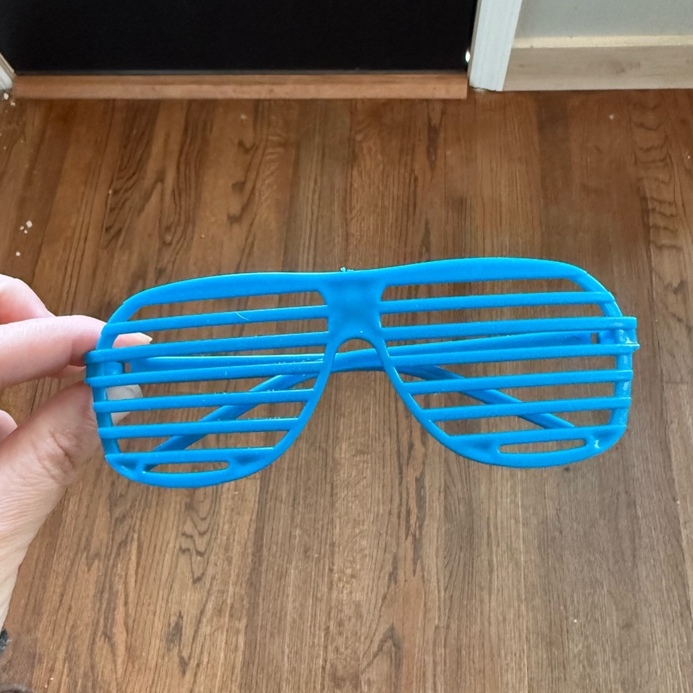 Blue Shutter Shades Sunglasses